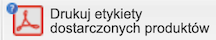 Przycisk Drukuj etykiety dostarczonego produktu